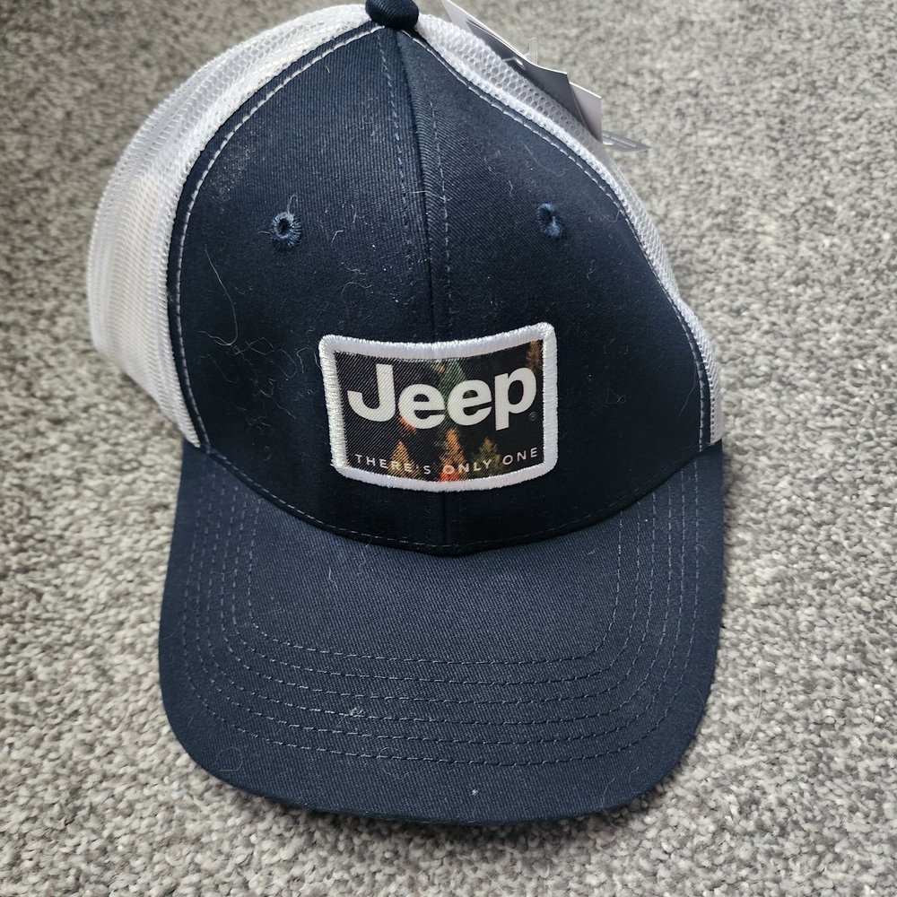 Jeep Dark Blue and White Trucker Hat